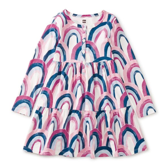 NWT Tea Collection Tiered Henley Dress